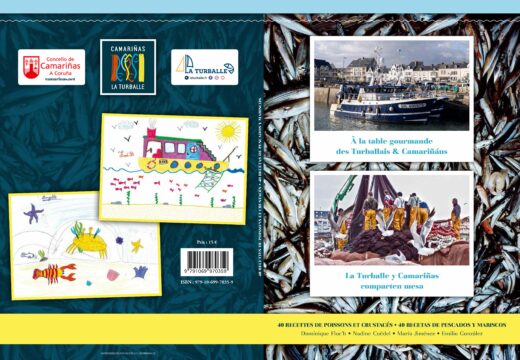 Camariñas e La Turballe crean un libro coas receitas tradicionais e modernas de cada municipio